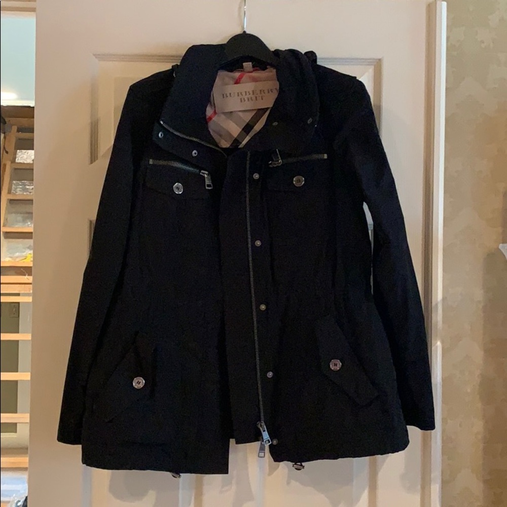 Burberry military rain coat